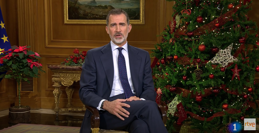 Discurso de Nochebuena de 2019 del rey Felipe VI